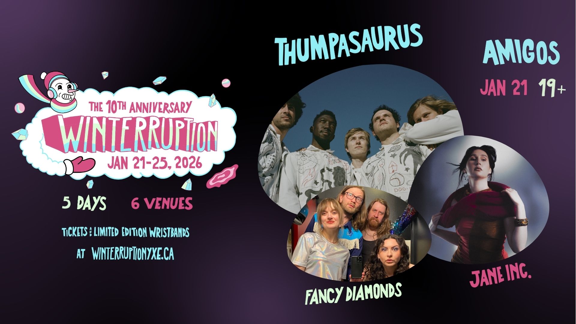 Thumpasaurus w/ Jane Inc., and Fancy Diamonds (Winterruption YXE 2026)